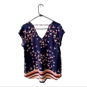 Beautiful flock of birds top.
